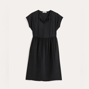 Everlane Black Midi Dress in Softluxe L